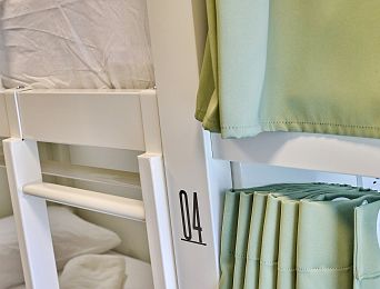 Dortoir mixte partagé pour 4 personnes